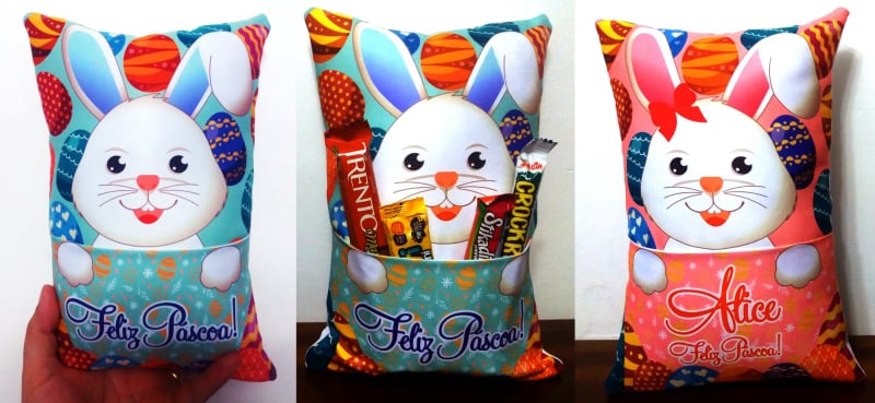 Almofadinha com bolso