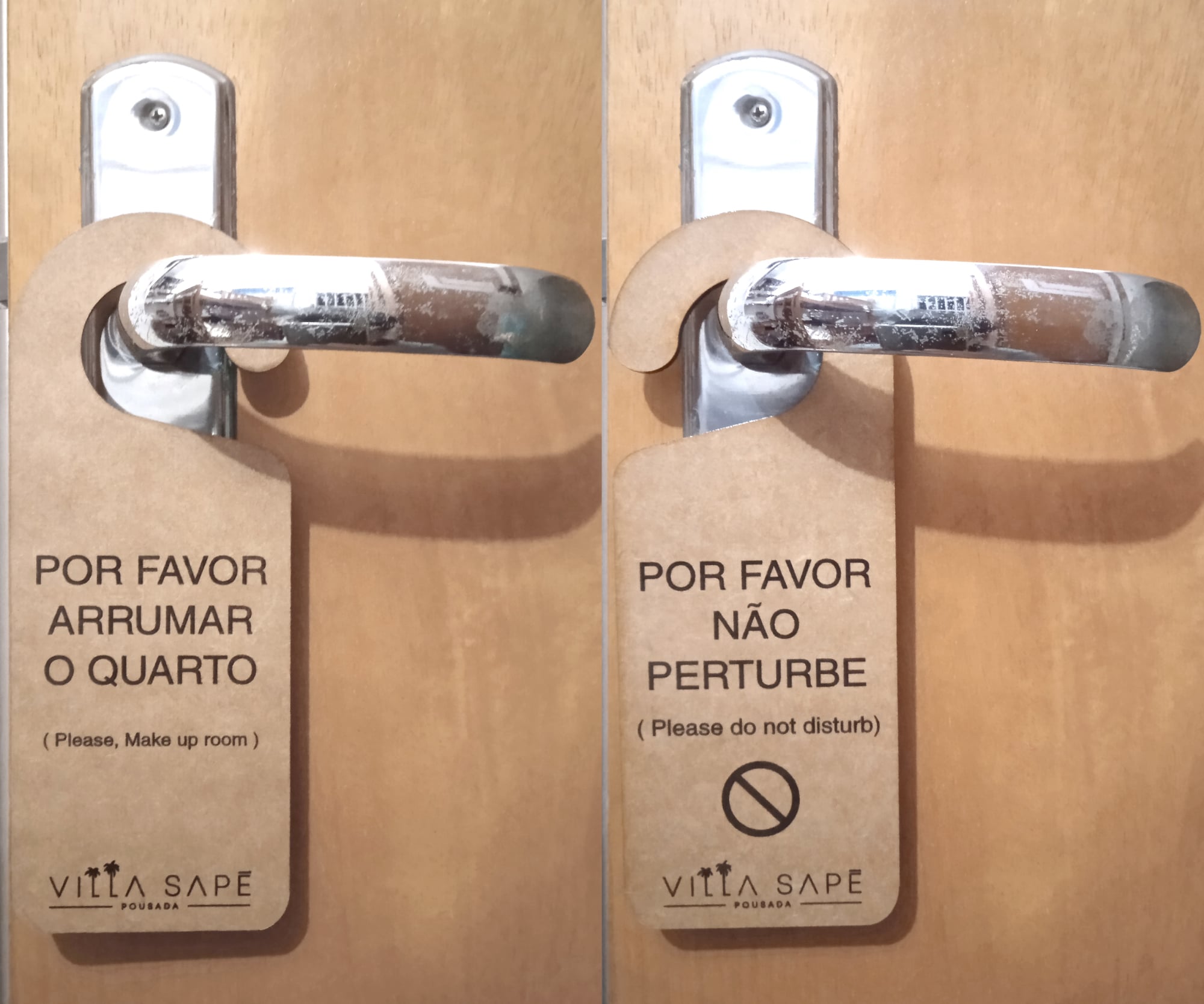 Aviso de Porta MDF
