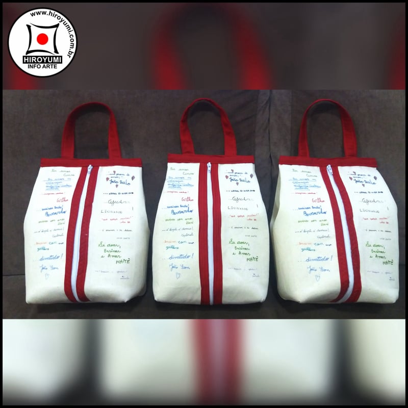 Necessaire 20x12x10 Algodão Crú