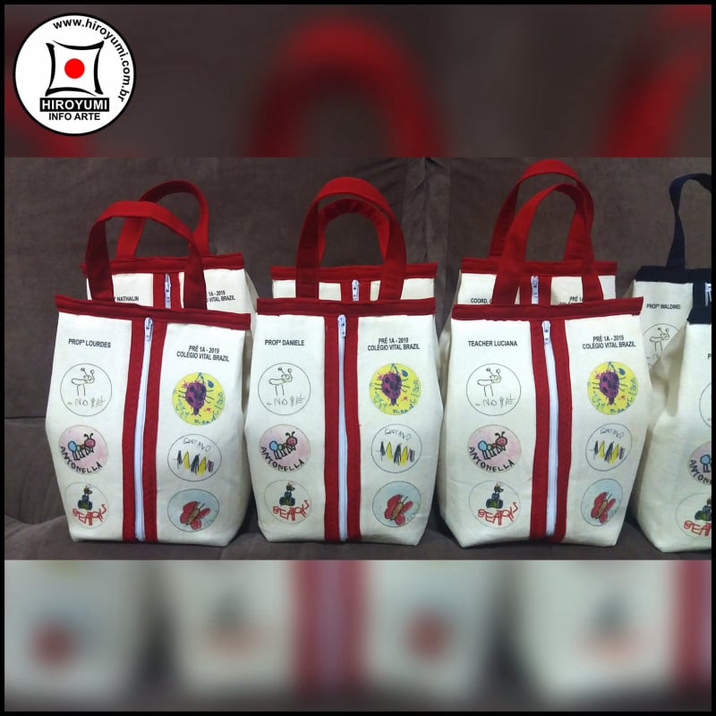 Bolsa Térmica 20x12x10 Algodão Crú