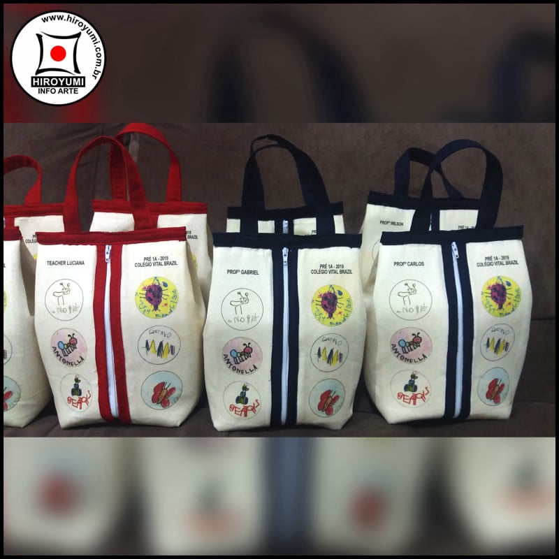 Bolsa Térmica 20x12x10 Algodão Crú