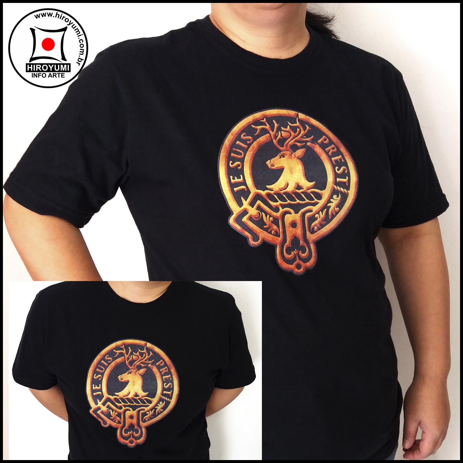 Camiseta de algodão