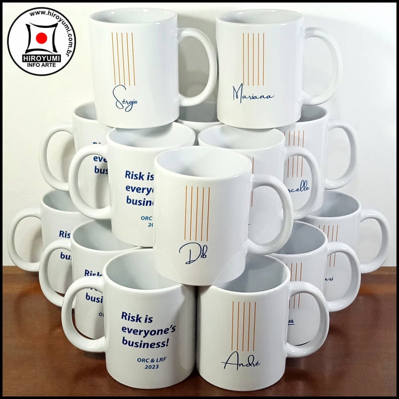 Caneca Cerâmica Branca