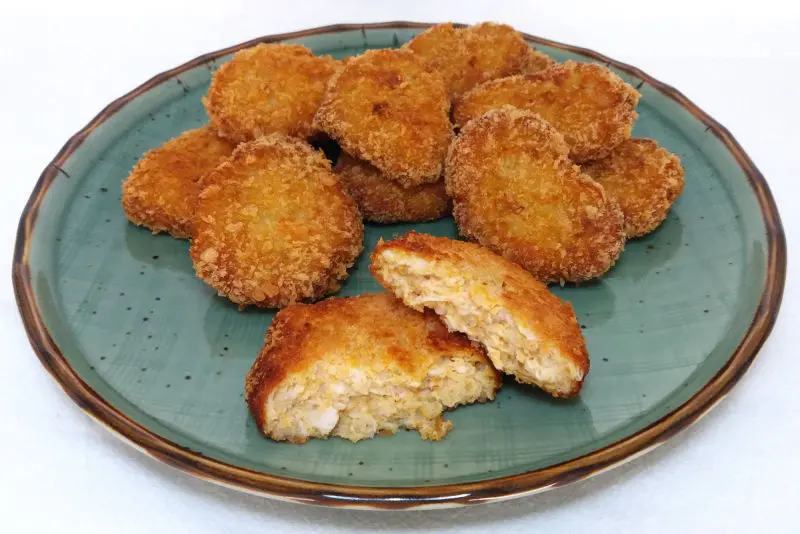 Nuggets pronto para assar (grill ou forno) ou fritar