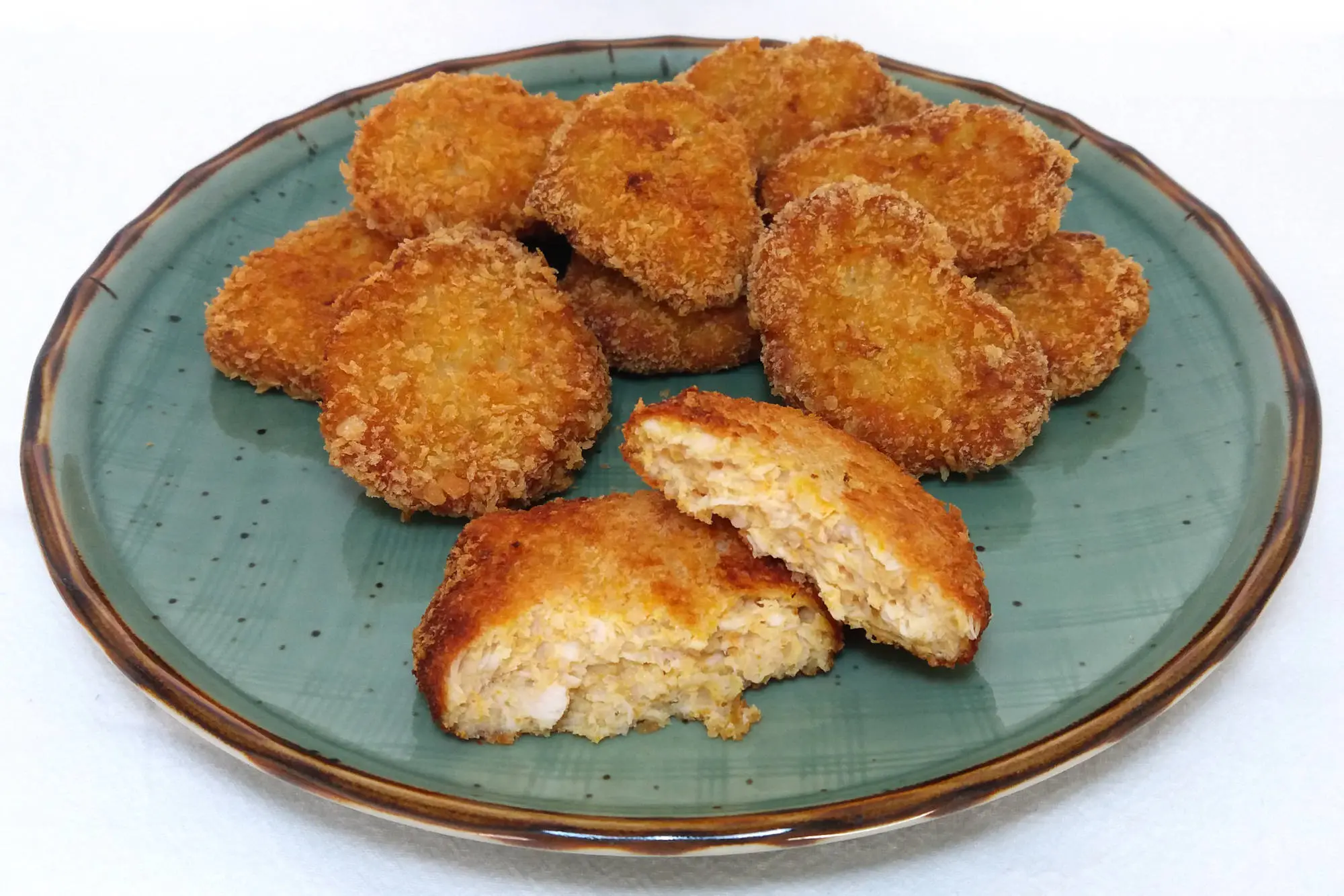 Nuggets pronto para assar (grill ou forno) ou fritar