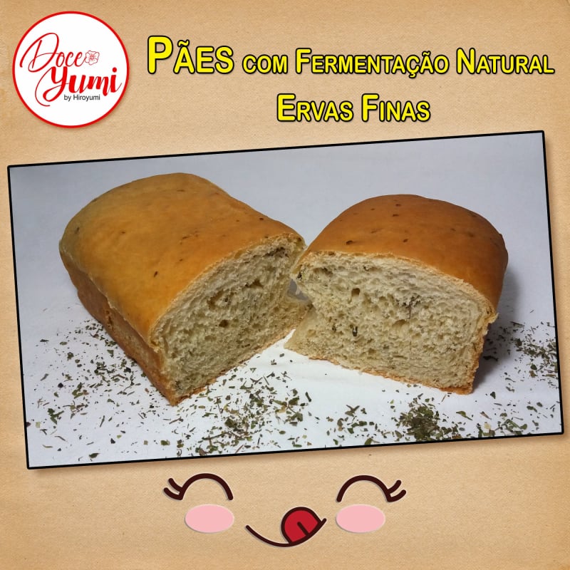 Pães com Fermentação Natural Ervas Finas
